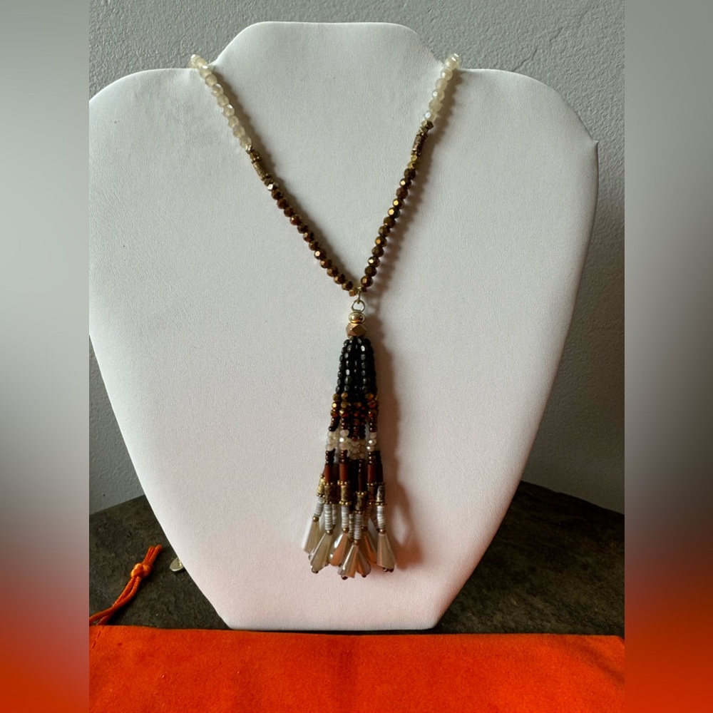 Beaded Drop Necklace